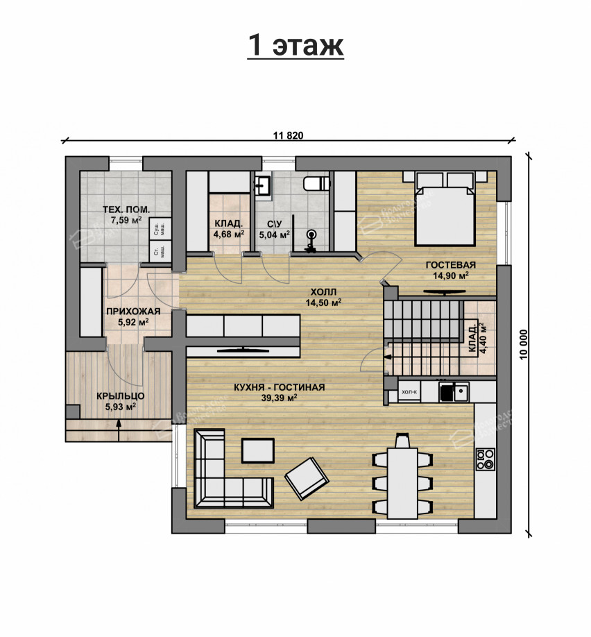 Дом из камня VZ-775